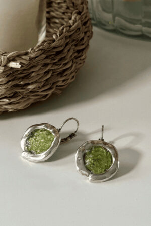 Pendientes olivina